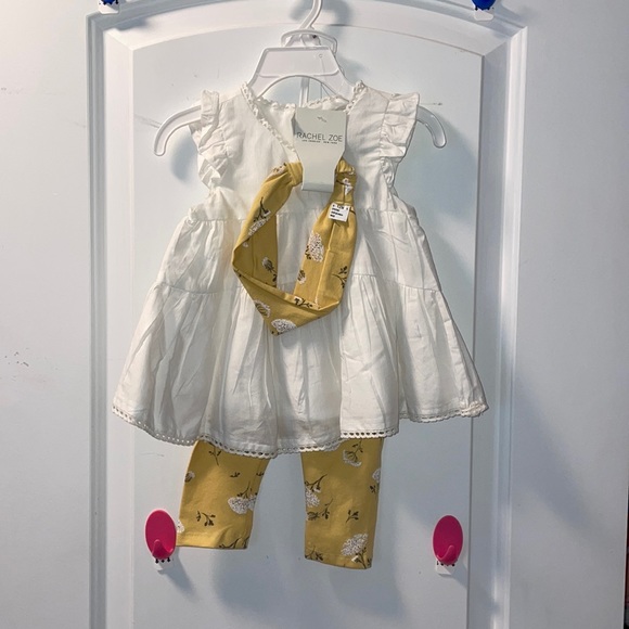 Rachel Zoe 12m NWT set (leggings headband top) - Picture 1 of 2